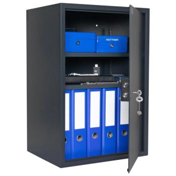 Rottner Möbeltresor Jupiter 5 Doppelbartschloss anthrazit T06455